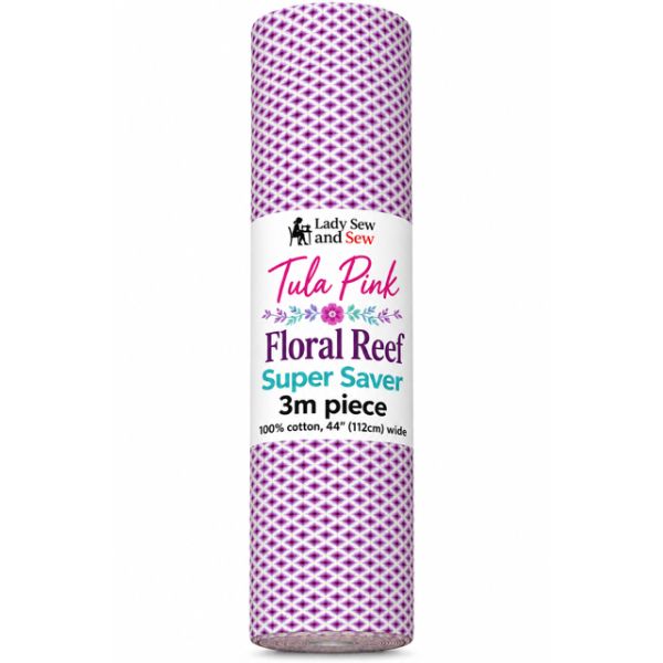 PWTP273.Ultra violet, Floral Reef by Tula Pink - 3 Metre Super Saver Bundle