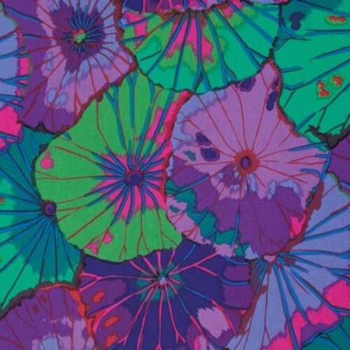 PWGP029.Purple Lotus Leaf Kaffe Fassett