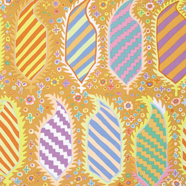 Kaffe Fassett Collective Striped Heraldic : GP153 Gold