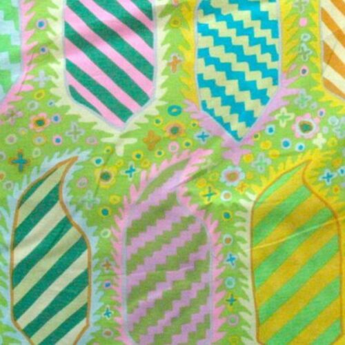 PWGP153.Green Striped Heraldic