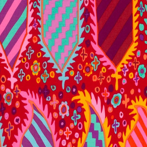 GP153.Red Striped Heraldic