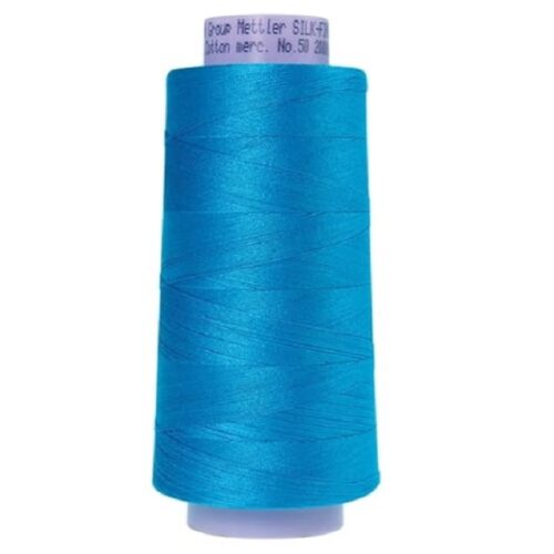 Mettler Cotton Thread 50wt 1829m Caribbean Blue 1394