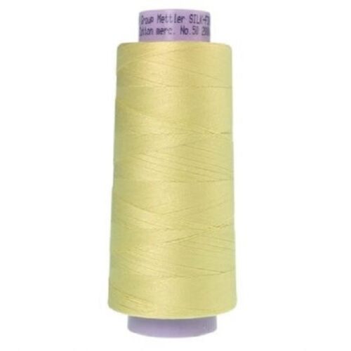Mettler Cotton Thread 50/2 1829m Lemon Frost 1412