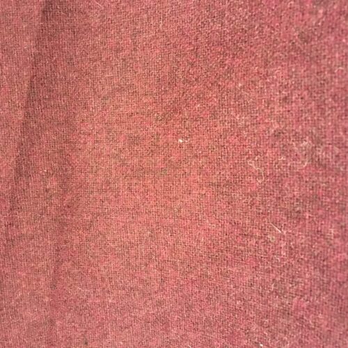 Flannel - Burgundy - 65% Polyester, 35% Wool