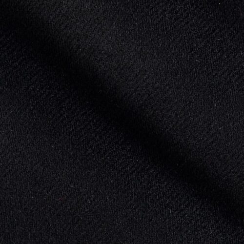 Flannel - Black - 65% Polyester, 35% Wool
