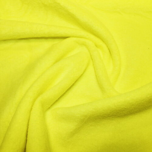 Plain Antipil Fleece - Florescent Yellow Fleece