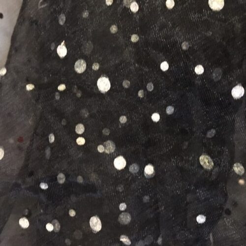 X1667.16 - Black Spot Organza
