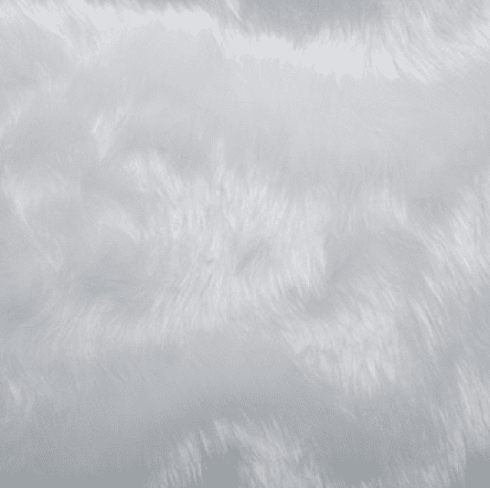 White Fur Fabric 2cm Pile (FC0064 White)