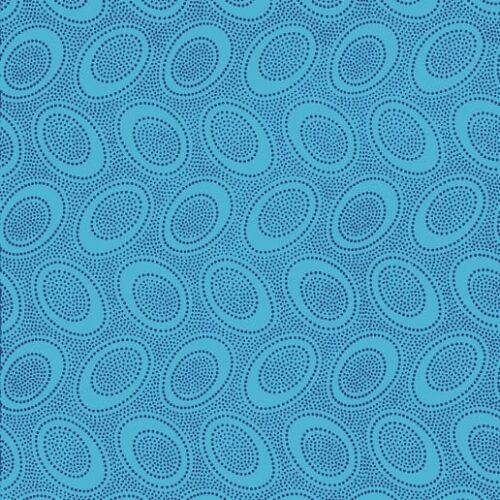 PWGP071.Turquoise Aboriginal Dot Kaffe Fassett