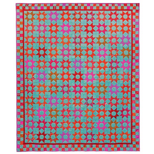 Red Stars Kaffe Fassett, Quilts in America