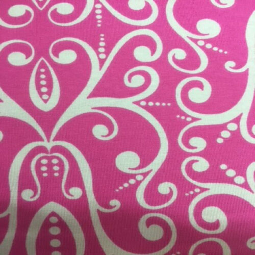 3758 Leaf Jersey Dress fabric