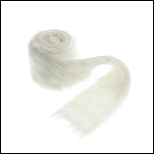 Faux Fur Trim Eh016 White