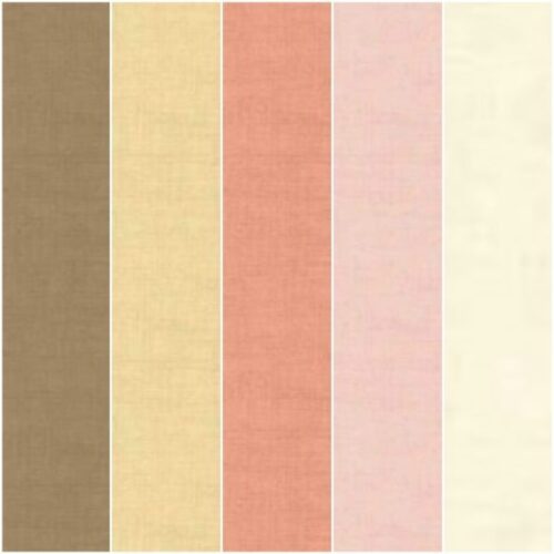 Linen Texture 5 Fat Quarter Pack 4