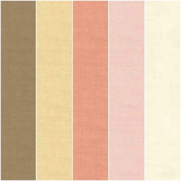 Linen Texture 5 Fat Quarter Pack 4