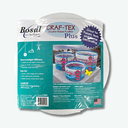 Bosal Pre-Cut Bowl Bases Large Craf-tex plus CAMLB