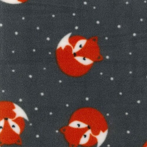 Sleepy Fox Polar Fleece-Grey