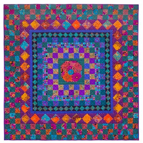 Autumn Checkerboard, Quilts in the Cotswolds