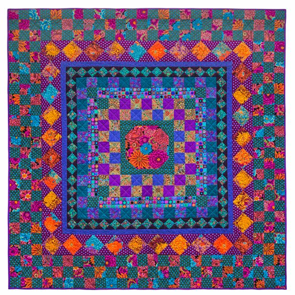 Autumn Checkerboard, Quilts in the Cotswolds