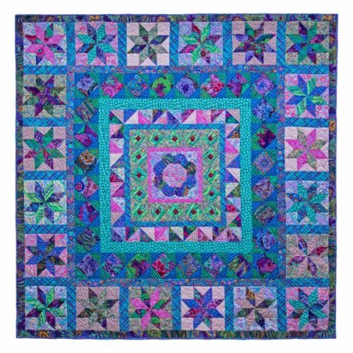 Cool Imari Plate, Quilts in the Cotswolds