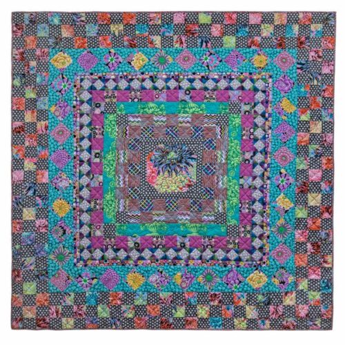 Graphite Medallion, Quilts in the Cotswolds