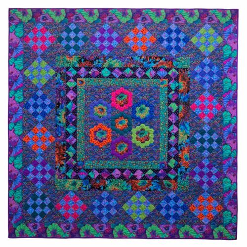 Jewel Hexagons, Quilts in the Cotswolds