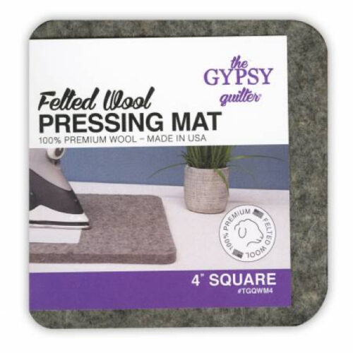 TGQWM4: Wool Pressing Mat 4in x 4in x 1/2in Thick
