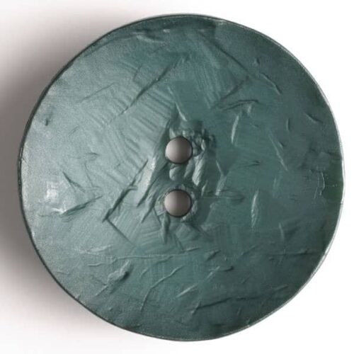 45mm Forest Green Button Round 2-Hole Rustic (1-3/4in) 390166