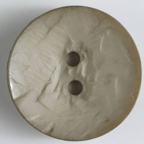45mm Beige Button Round 2-Hole Rustic (1-3/4in)