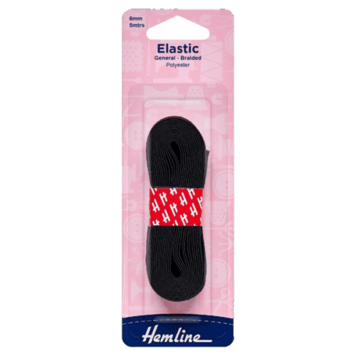 Knitted Elastic H621.6 Black