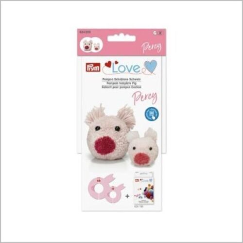 624205 Pompom Template: Prym: Pig Percy