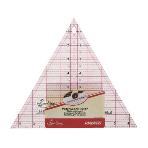 NL4174: Quilting Triangle Ruler: 60 Degree 8 x 9.25 inch