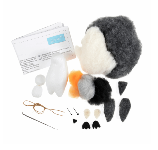 TCK0011 Penguin: Needle Felting Kit