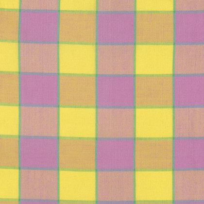 WOKF003.Pink Checkered Plaid Ikat