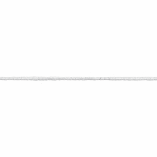 4m x 2mm: White Hat Elastic