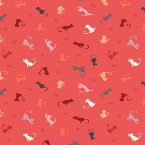 Purrfect Petals A472.2-Cat & Mouse