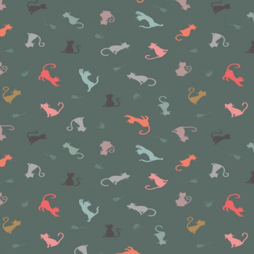 Purrfect Petals A472.3 Cat & Mouse