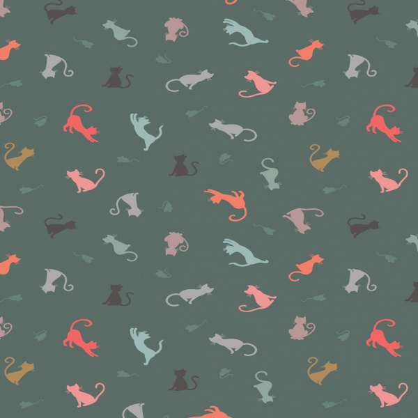 Purrfect Petals A472.3 Cat & Mouse