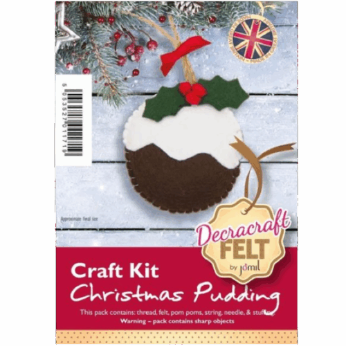 FK11-Pudding - Decracraft Felt Christmas Kit