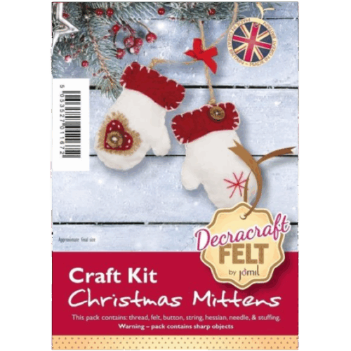 FK7-Mittens - Decracraft Felt Christmas Kit
