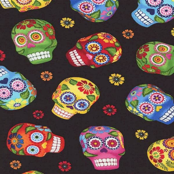 Skulls C1847GM Timeless Treasures