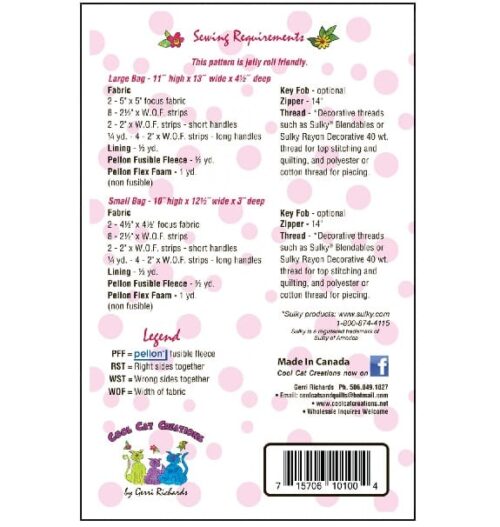 Krazy Kate Bag Requirements