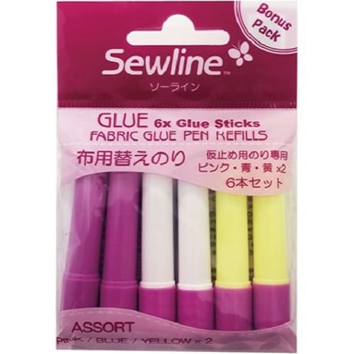 Sewline Glue Pen Refills (Multi) - 6 pack