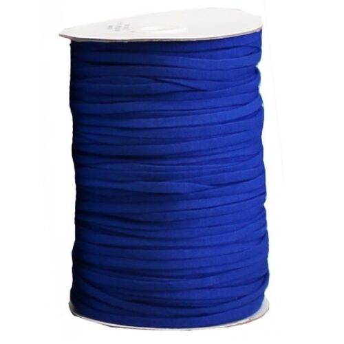 3m x 5mm Soft Stretch Elastic 1/4in Navy Blue