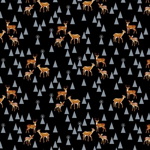 Tula Pink Holiday Homies FNTP003.Bluespruce