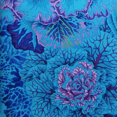 PWPJ51.Blue Brassica Kaffe Fassett Classics