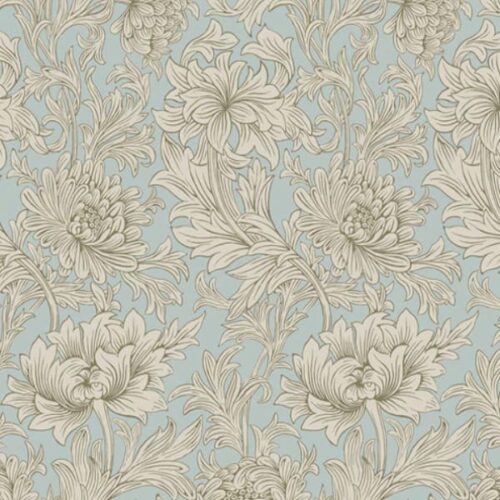 QBWM003.Sky Chrysanthemum Toile
