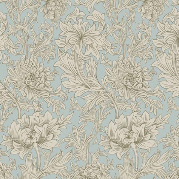 QBWM003.Sky Chrysanthemum Toile