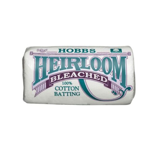 120 x 120 Bleached Cotton Hobbs Heirloom Wadding (King)