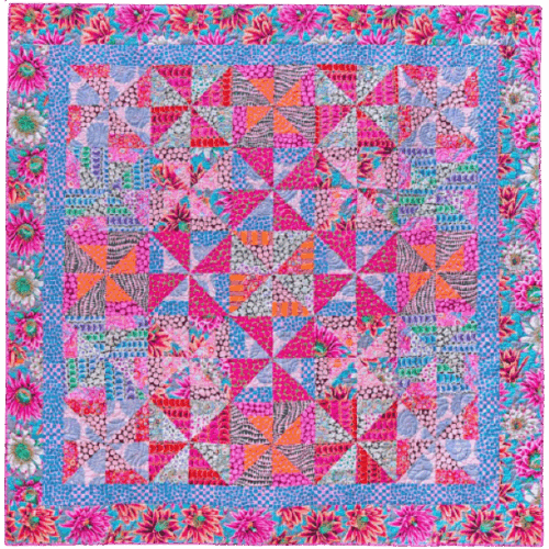 Cotton Candy Pinwheels Quilts in an English Village