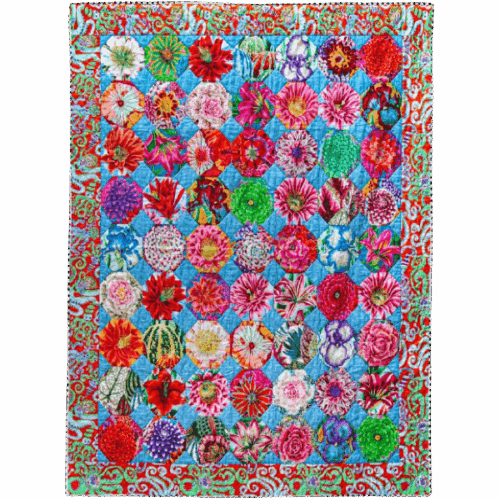 Cotton Garden Flowers, Quilts in an English Village